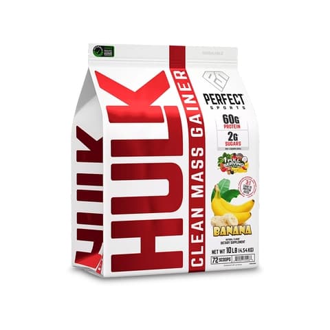 Hulk Clean Mass Gainer 10 Lbs (4.54kg)